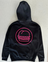 Load image into Gallery viewer, Late Nite Buns Original Hoodie (Black &amp; Pink)
